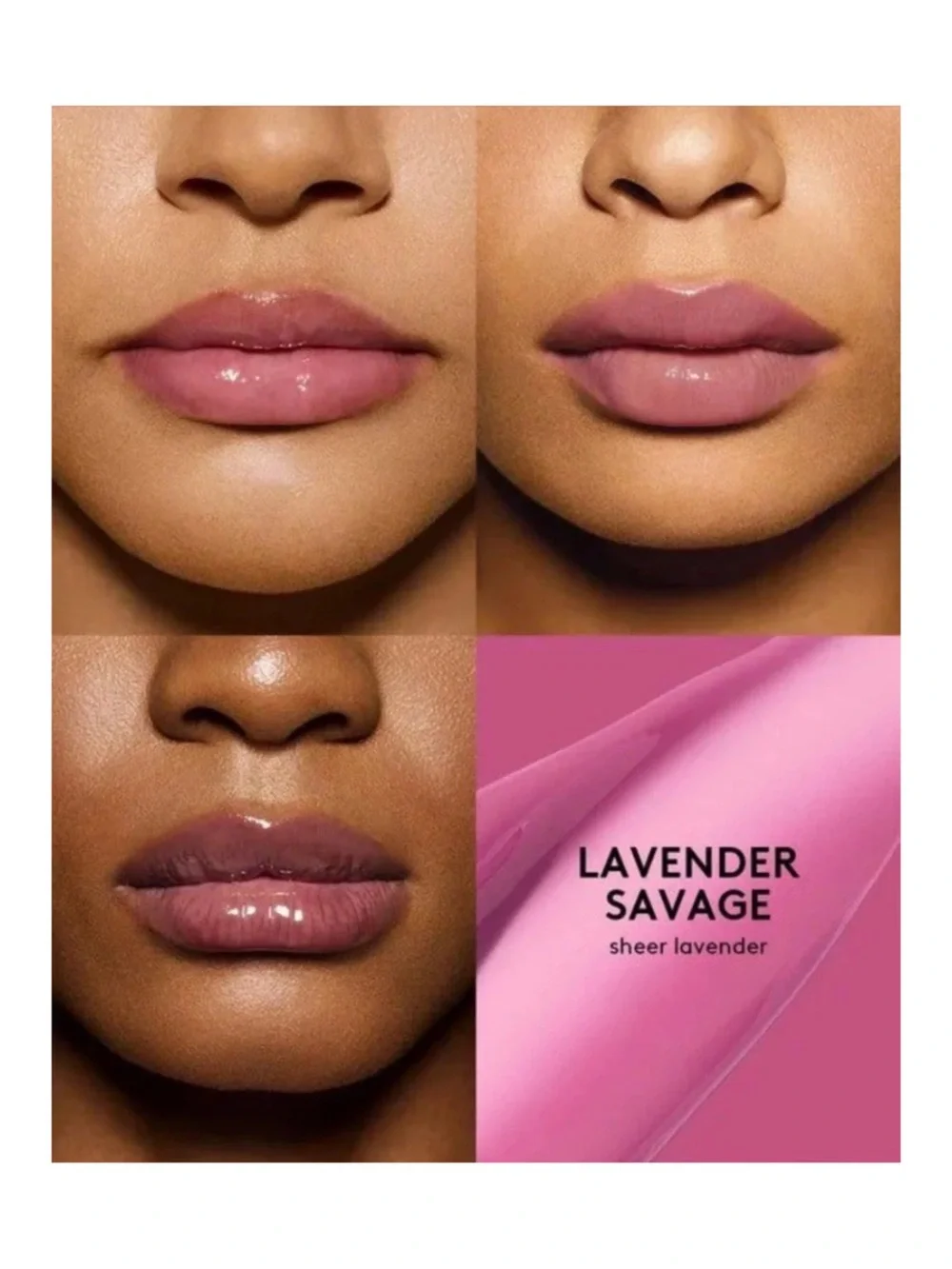 FENTY BEAUTY Gloss Bomb Heat Luminizer + Plumper in Lavender Savage - .30 oz NIB
